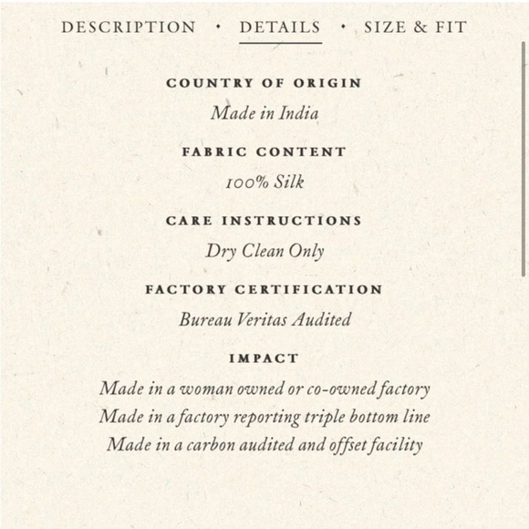 Rare Doen Solange top Blouse in Mother of Pearl Size M - Picture 10 of 10